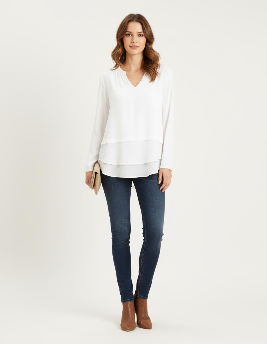 Blouse Blanche - Taille XS/34