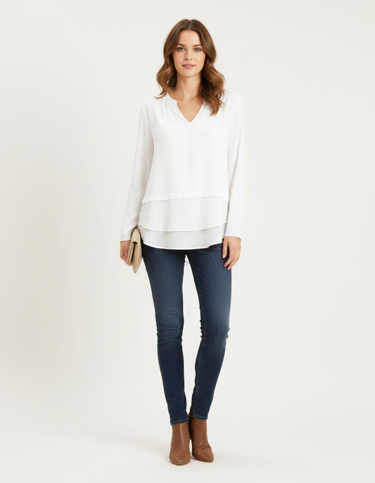 Blouse Blanche - Taille XS/34