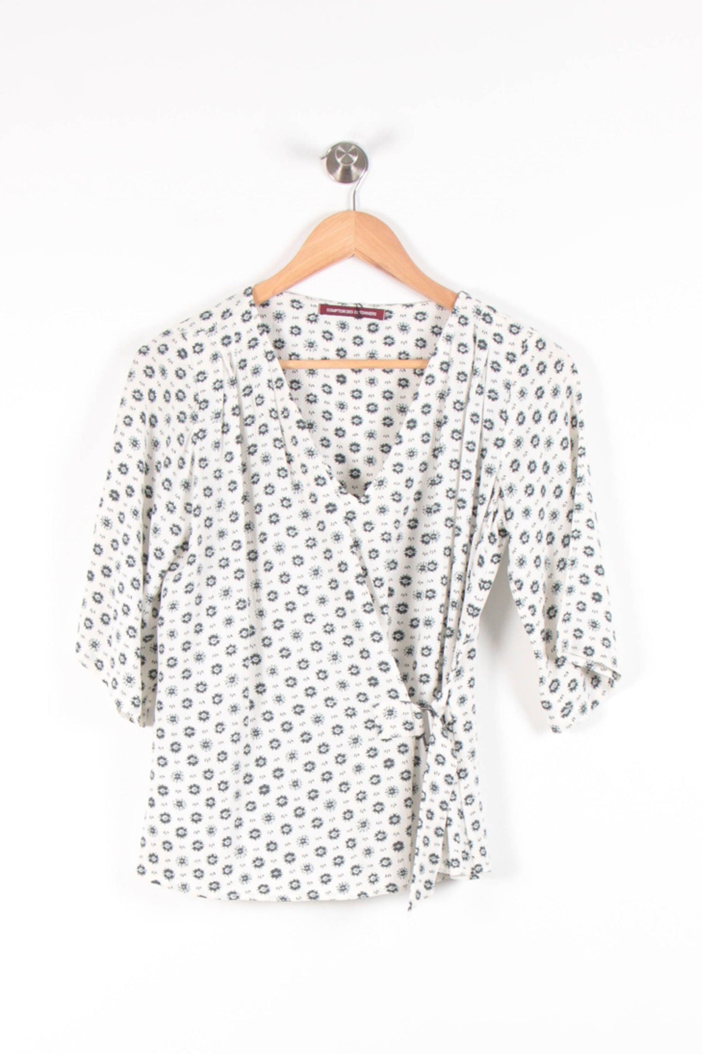 Blouse Blanche et Noire - Taille XS/34