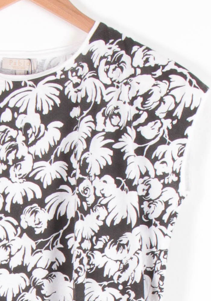 Top Noir et Blanc - Taille S/36