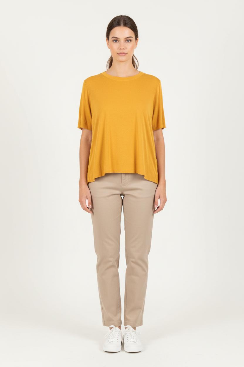 T-shirt jaune - Taille M/38