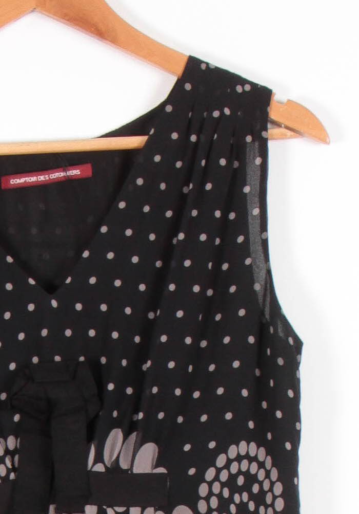 Blouse Noire et Grise - Taille M/38