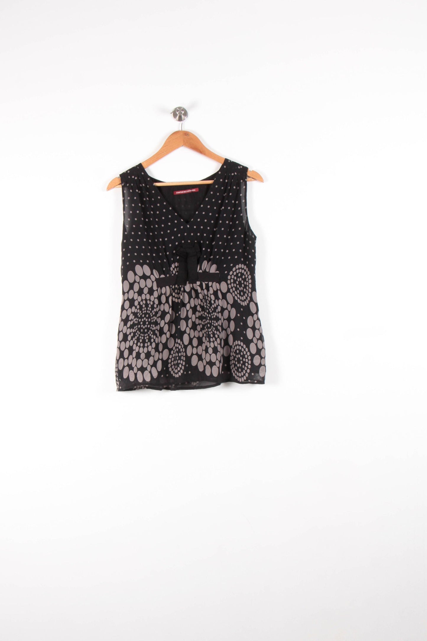 Blouse Noire et Grise - Taille M/38