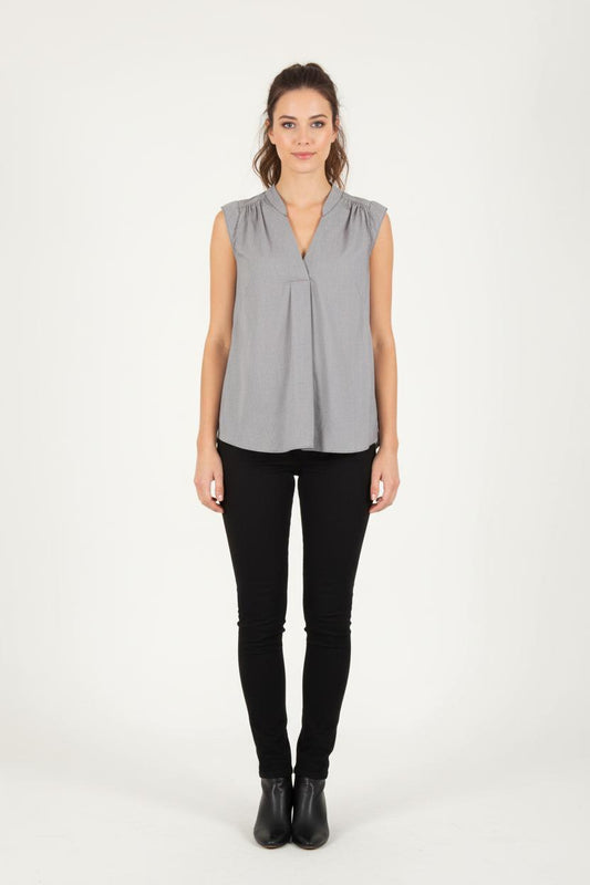 Blouse grise - Taille S/36