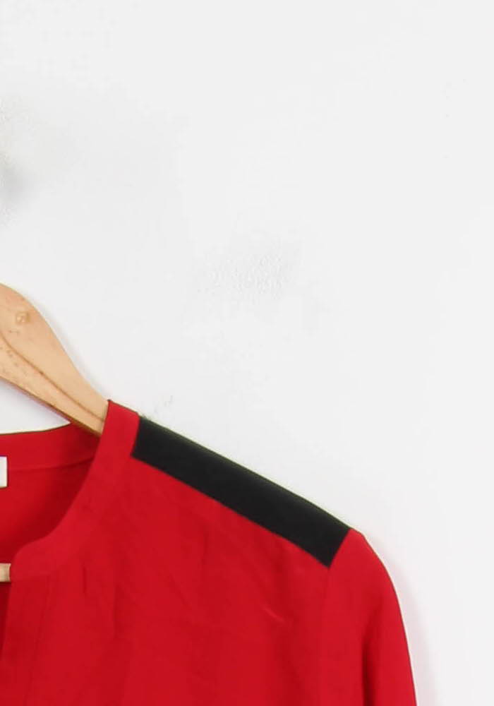 Blouse Rouge et Noire - Taille S/36