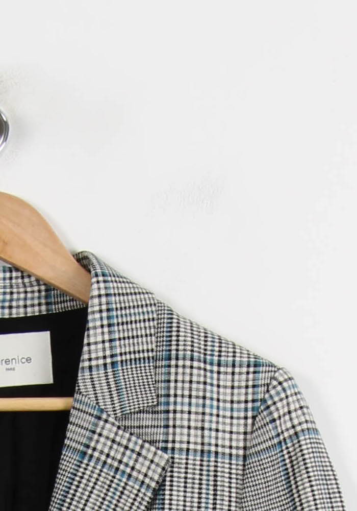 Blazer Gris et Bleu - Taille XS/34