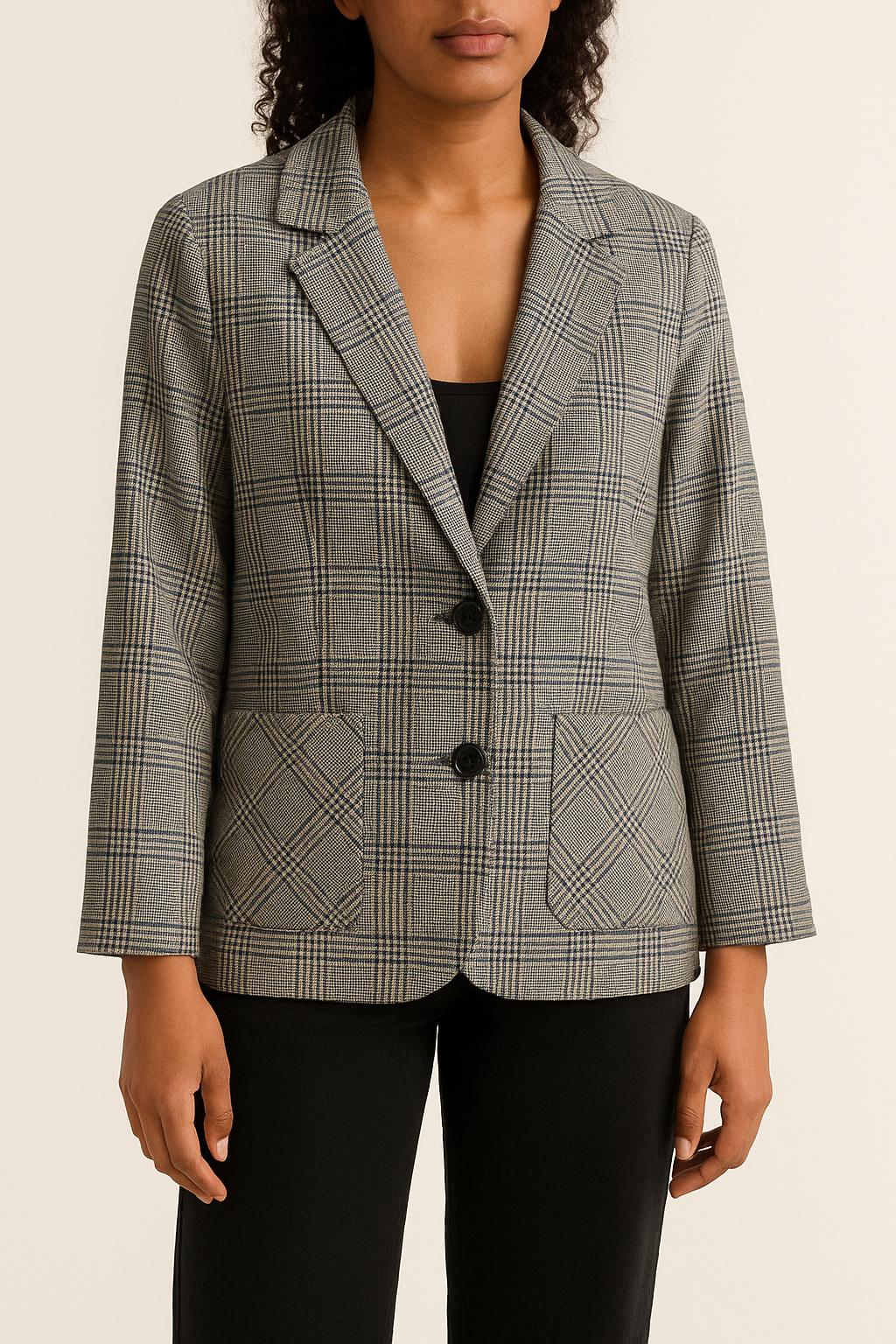 Blazer Gris et Bleu - Taille XS/34