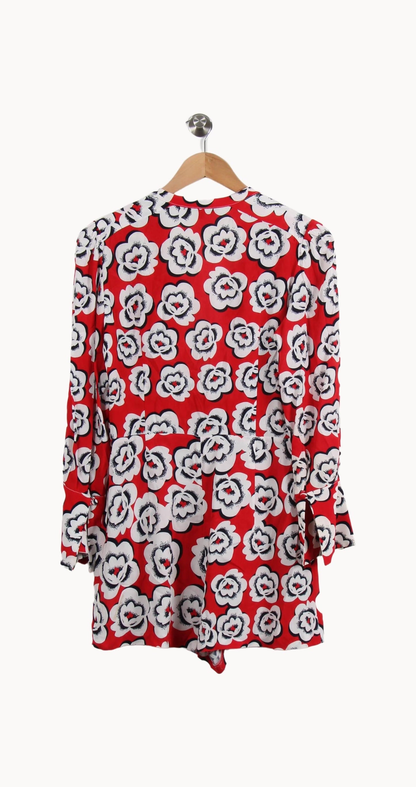 Blouse Rouge et Blanche - Taille S/36