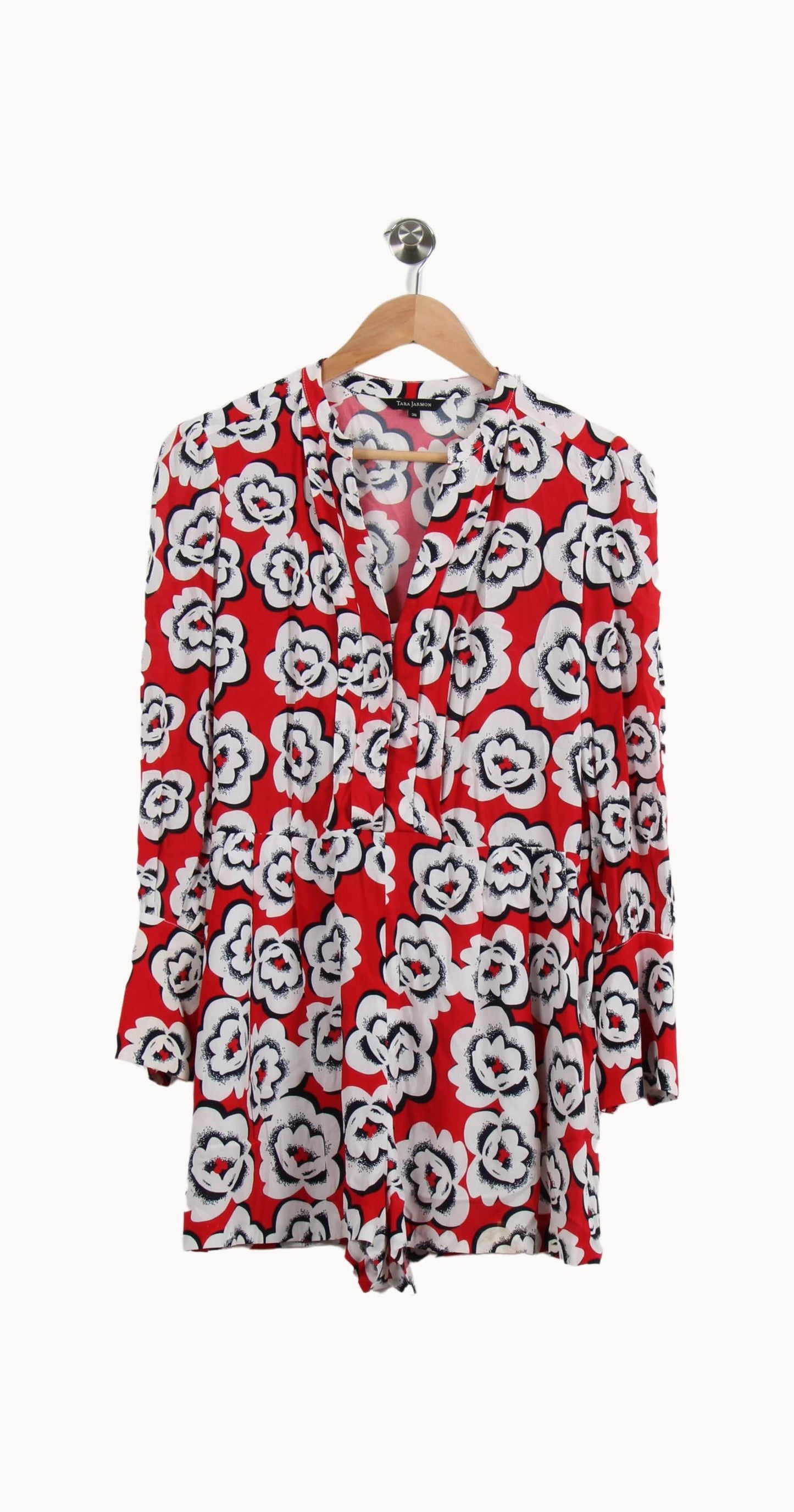 Blouse Rouge et Blanche - Taille S/36