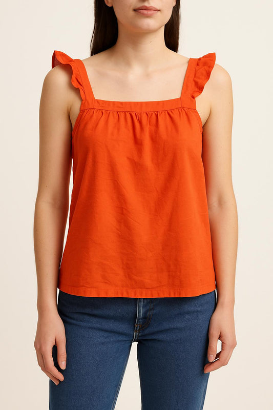 Top Orange - Taille XS/34