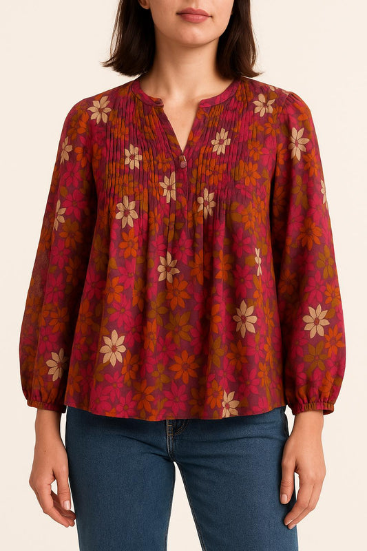 Blouse Multicolore - Taille S/36