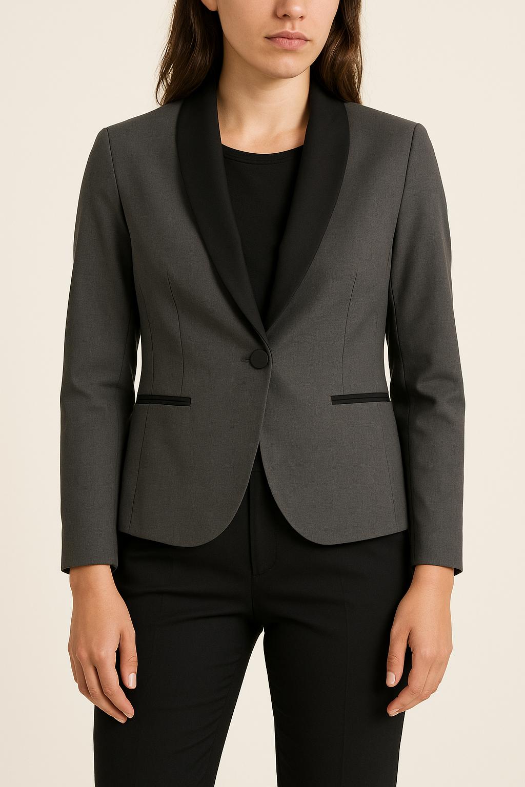 Blazer Gris et Noir - Taille S/36
