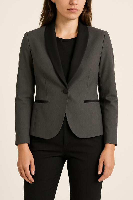 Blazer Gris et Noir - Taille S/36