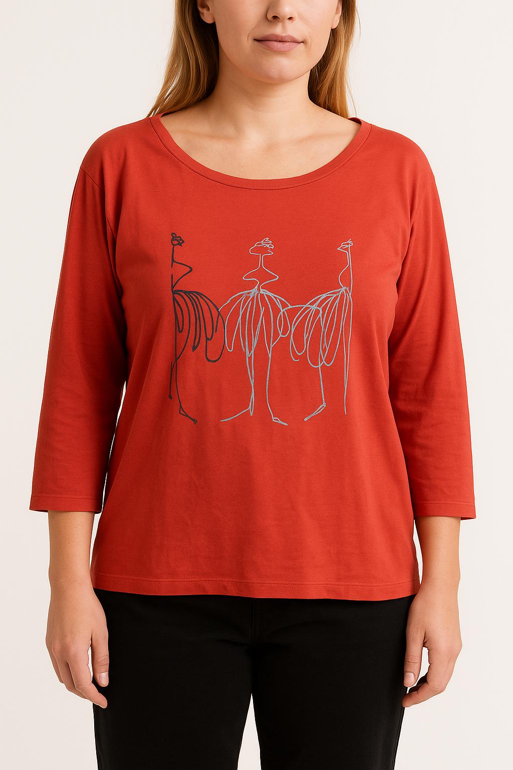 Tee-shirt Rouge - Taille XL/42