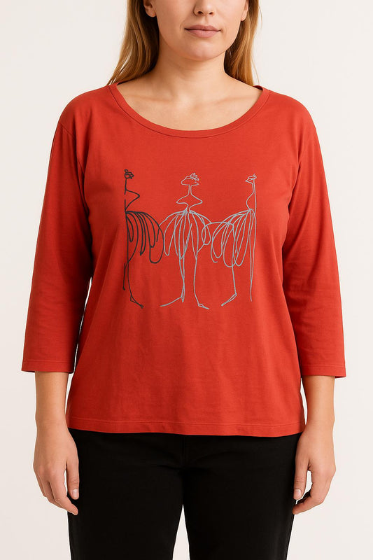 Tee-shirt Rouge - Taille XL/42