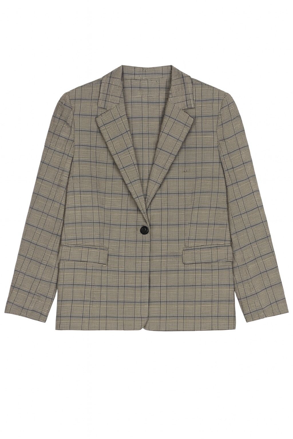 Blazer à carreaux, esprit tailleur