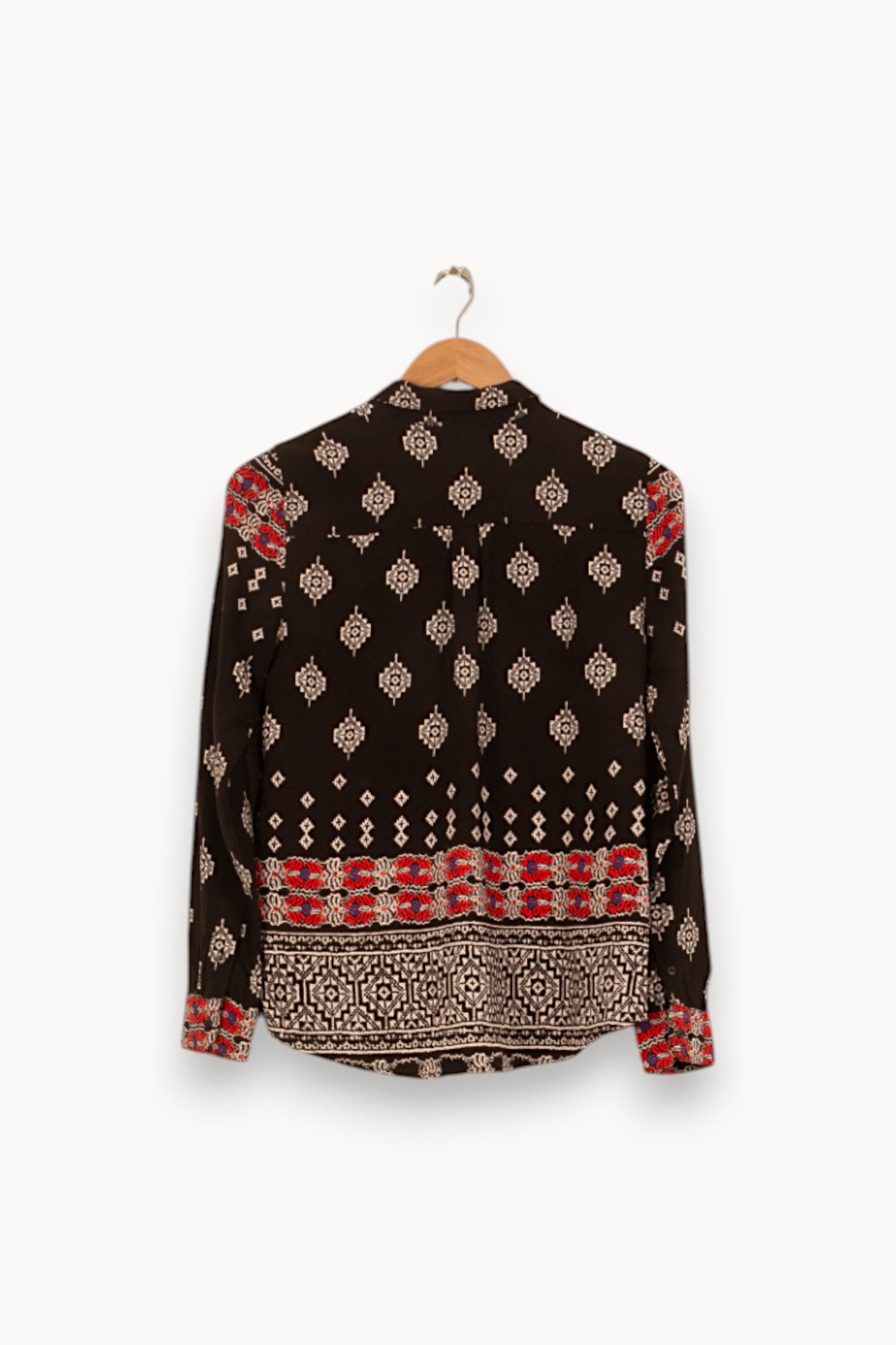 Chemise Noire et Rouge - Taille M/38