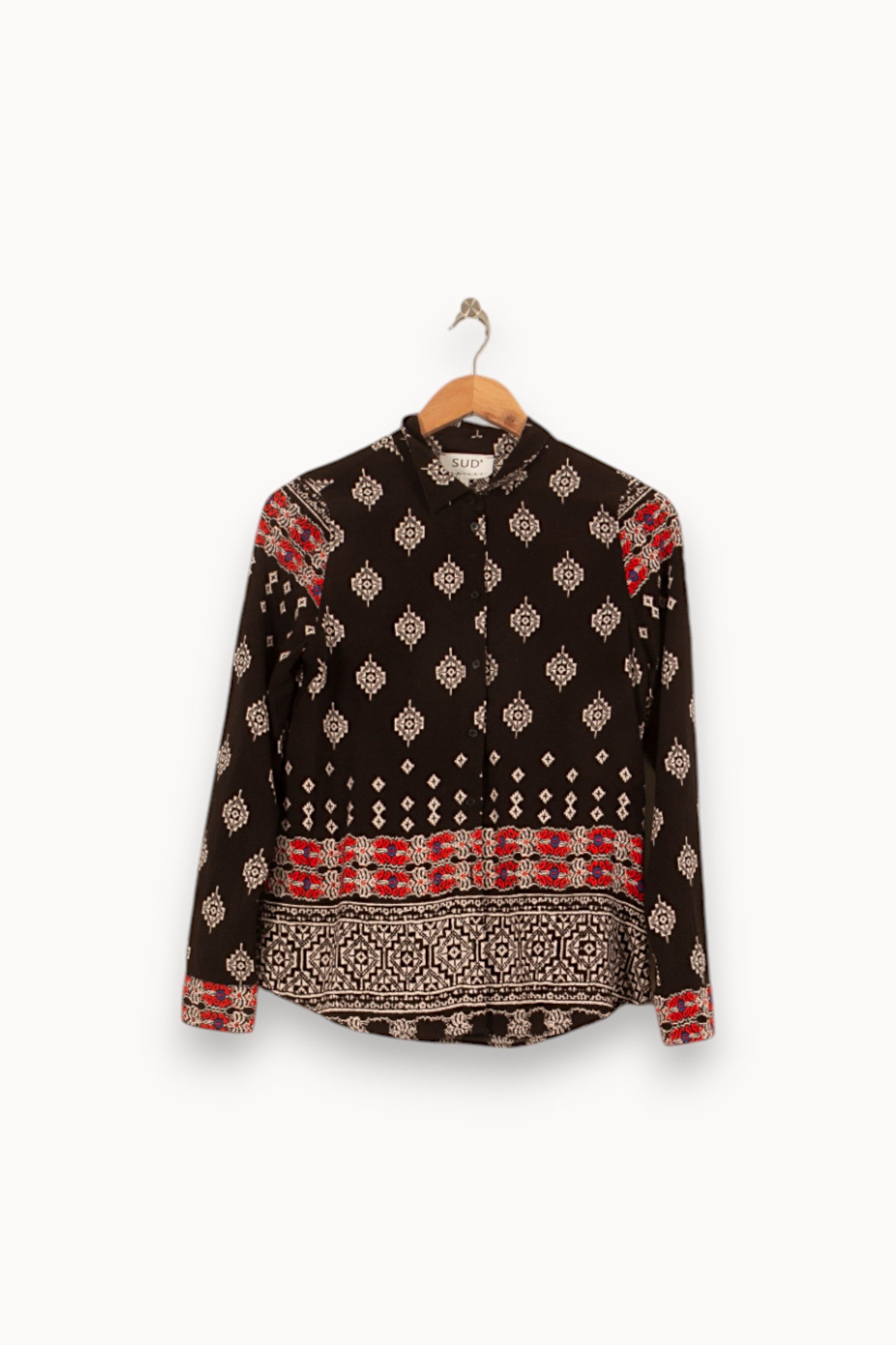 Chemise Noire et Rouge - Taille M/38