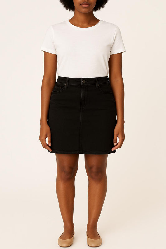 Jupe Droite Noire - Taille M/38