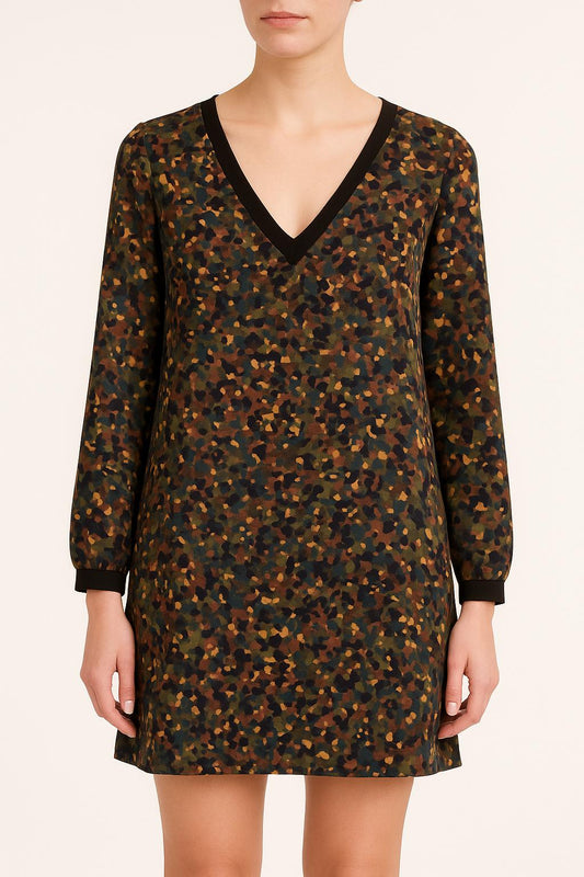 Robe Courte Verte et Noire - Taille S/36