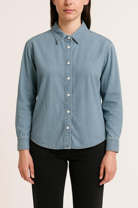 Chemise en Jean Bleue - Taille S/36