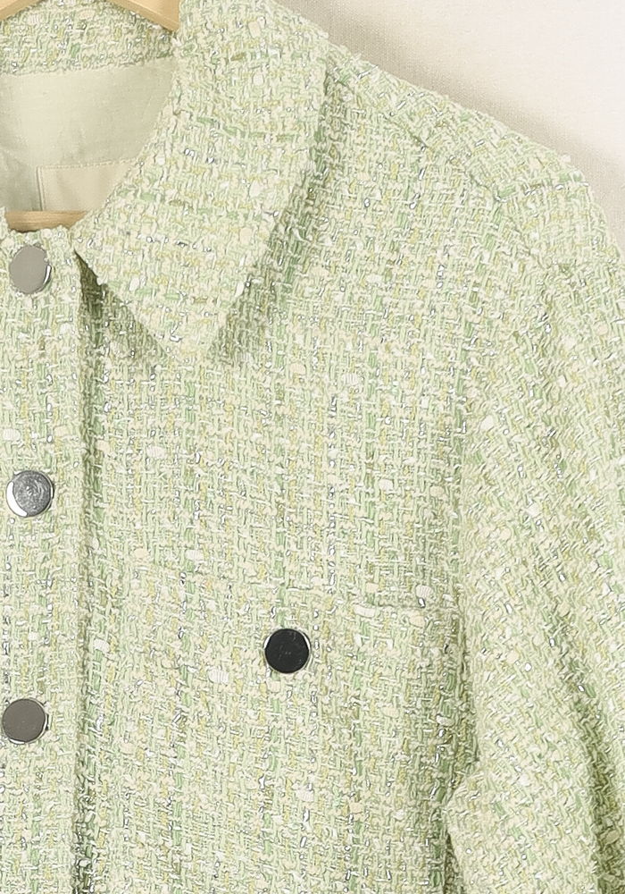 Surchemise et tweed Verte - Taille L/40