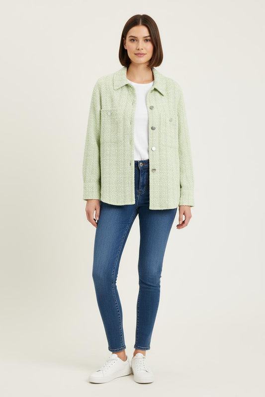 Surchemise et tweed Verte - Taille L/40