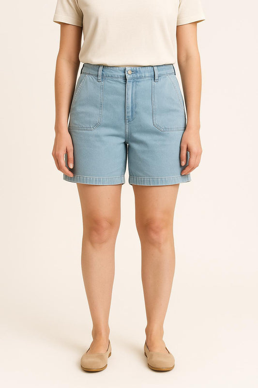 Short Bleu Clair - Taille L/40