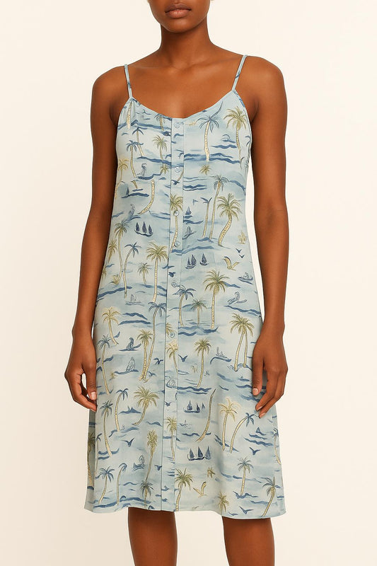 Robe Longue Bleue - Taille S/36