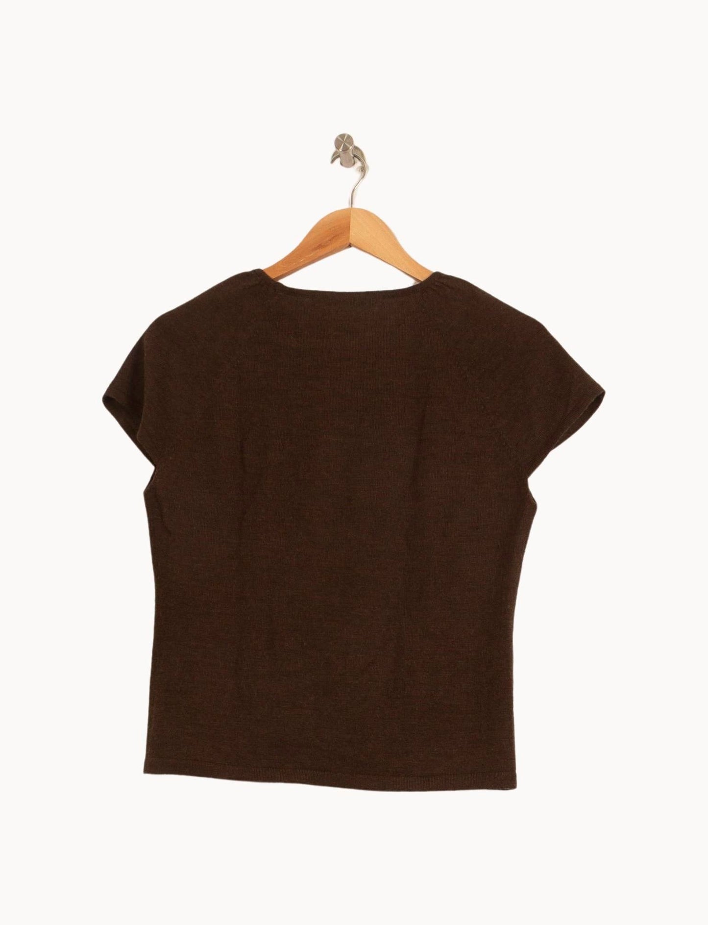 Tee-shirt Marron - Taille XL/42