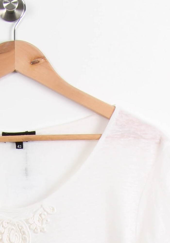 Tee-shirt Blanc - Taille XL/42