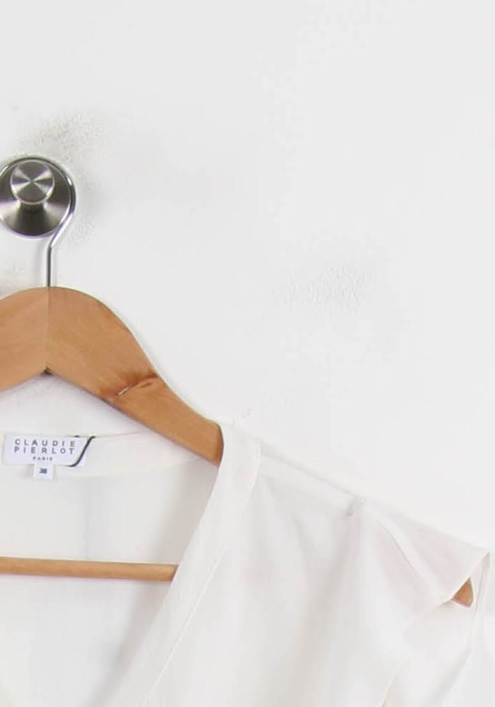 Blouse Blanche et Noire - Taille M/38