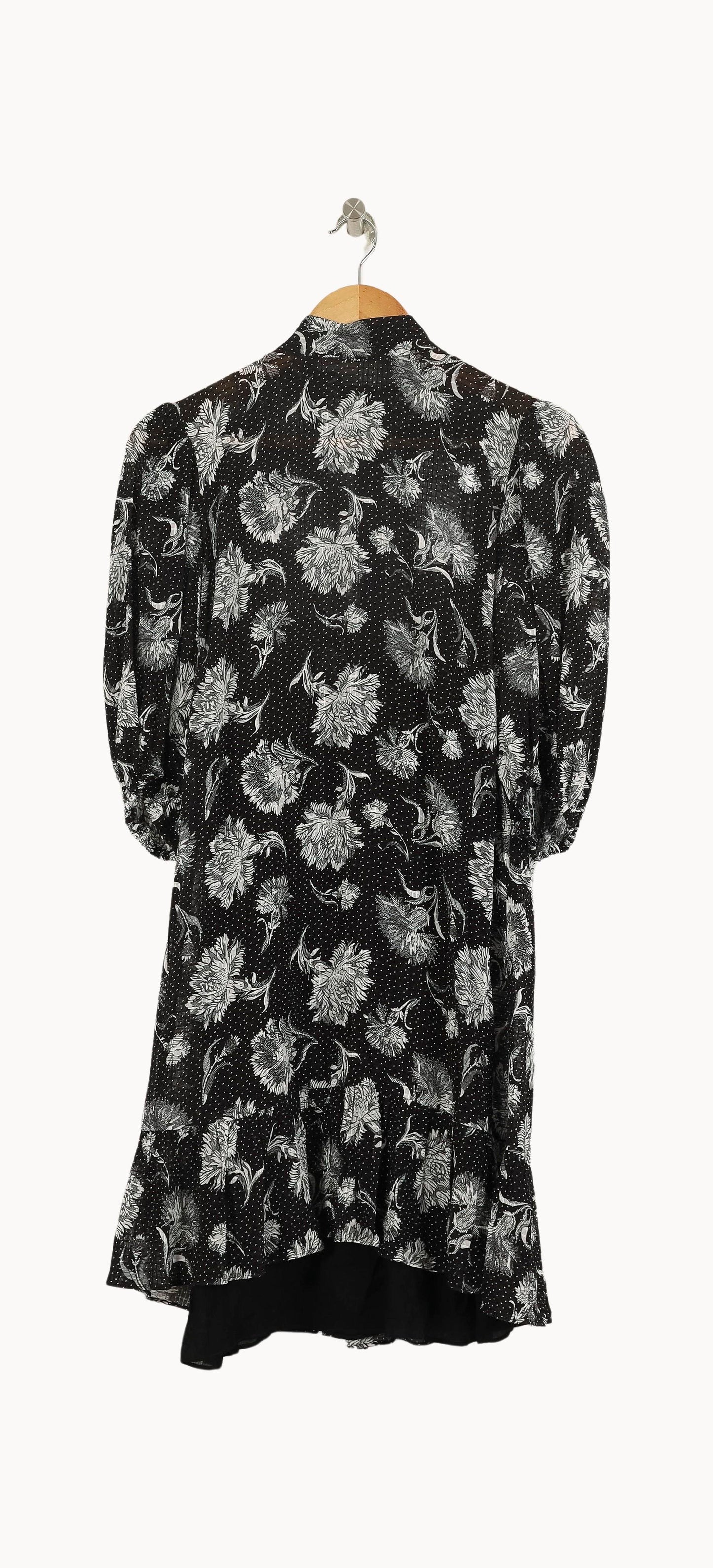 Robe Longue Noire et Blanche - Taille S/36