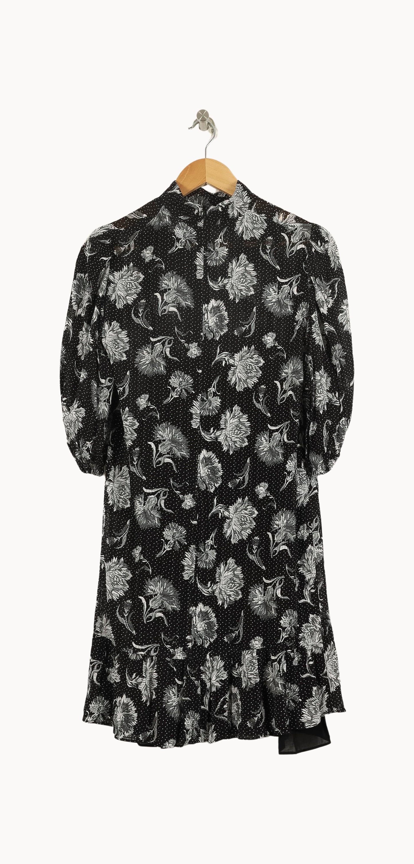 Robe Longue Noire et Blanche - Taille L/40