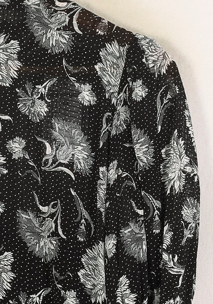 Robe Longue Noire et Blanche - Taille L/40