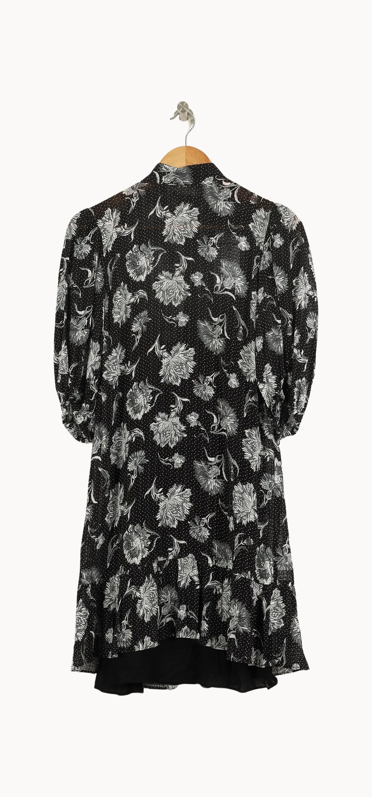 Robe Longue Noire et Blanche - Taille L/40