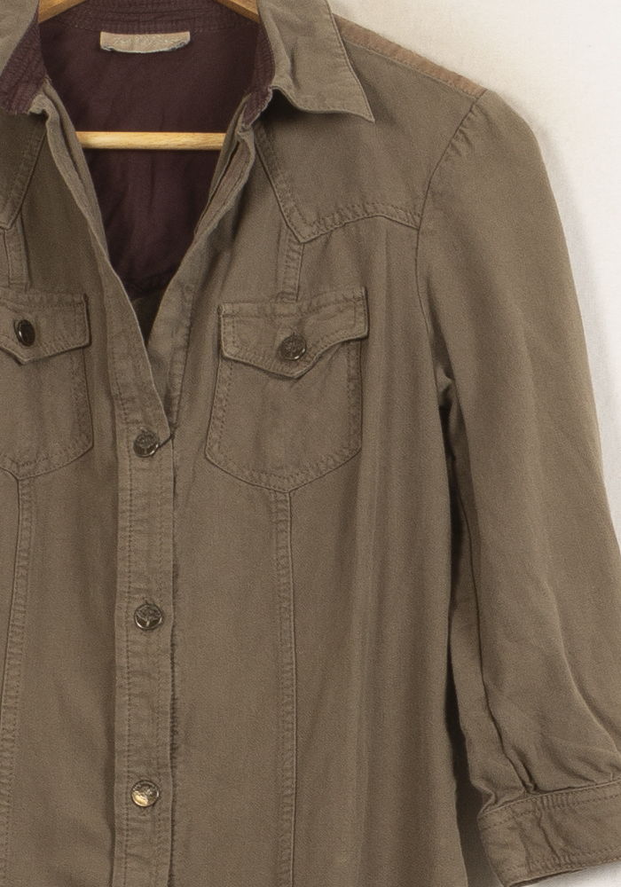 Robe Chemise Kaki - Taille M/38