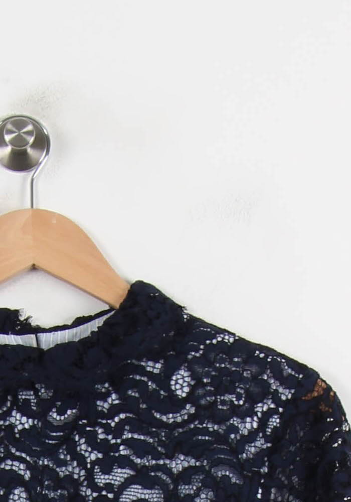 Blouse Bleu et Blanc - Taille L/40