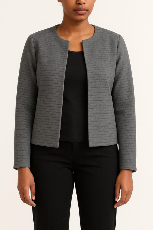 Veste Courte Grise - Taille L/40