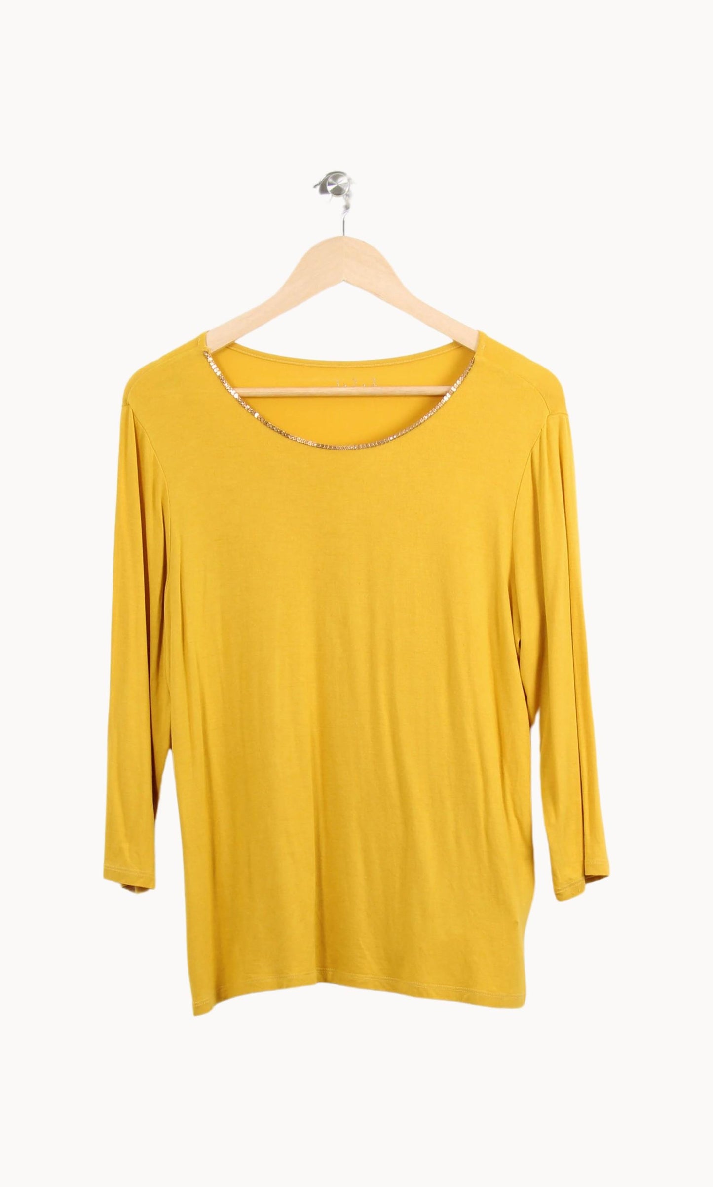 Tee-shirt manches longues Jaune - Taille S/36