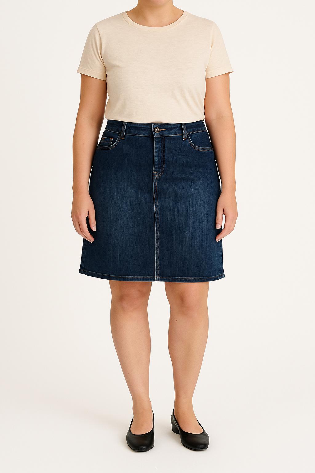 Jupe en Jean Bleu - Taille L/40
