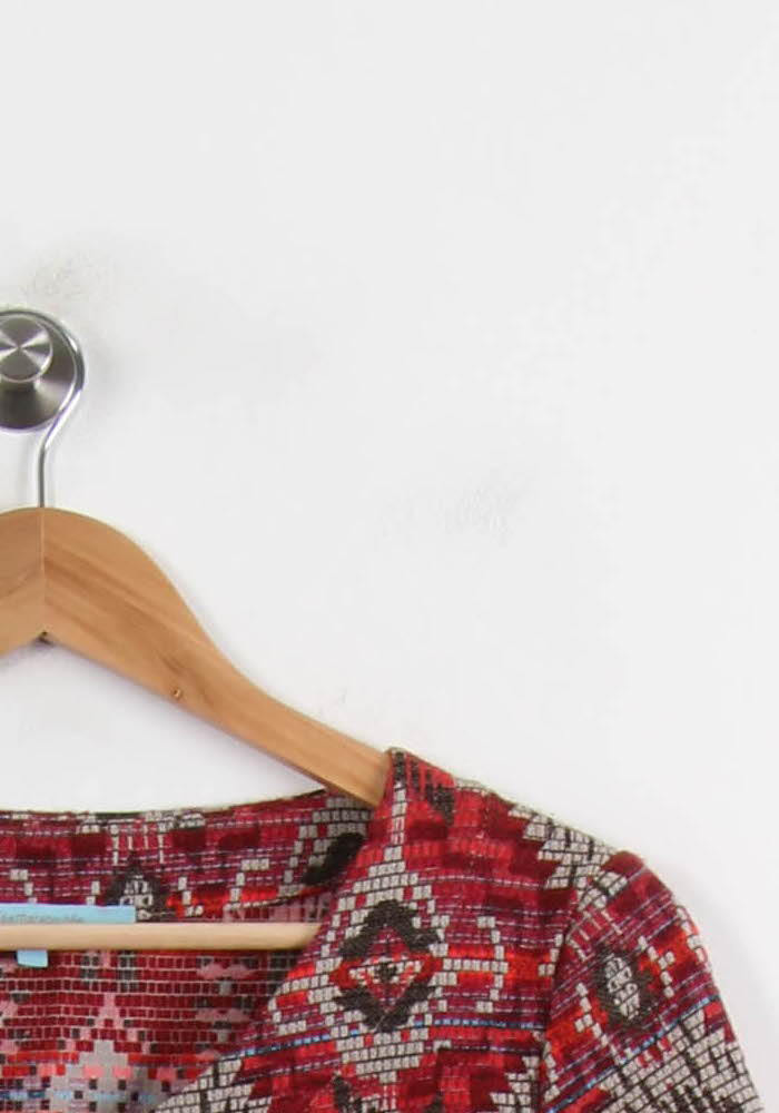 Veste Rouge et Beige - Taille L/40