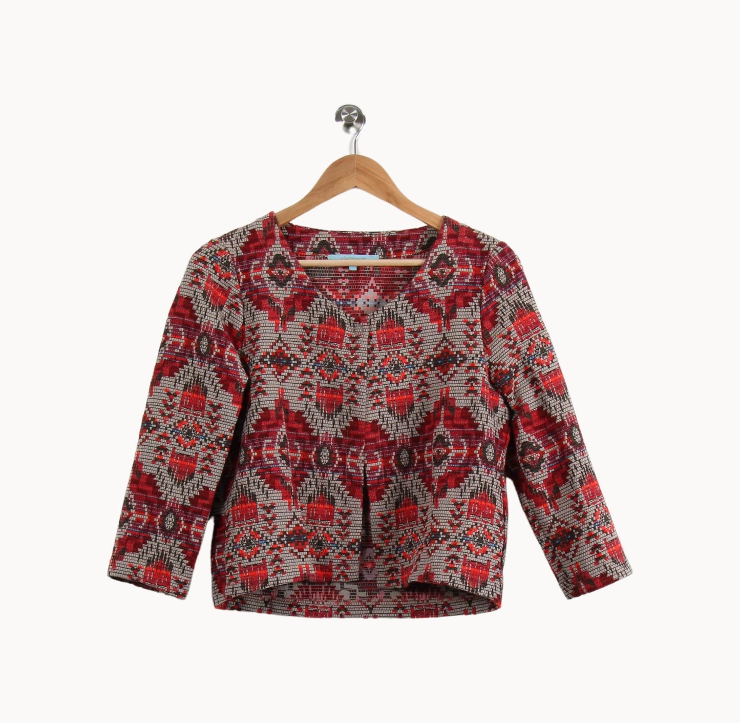 Veste Rouge et Beige - Taille L/40