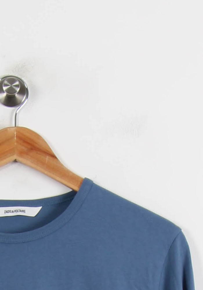 Tee-shirt Manches Longues Bleu - Taille XS/34