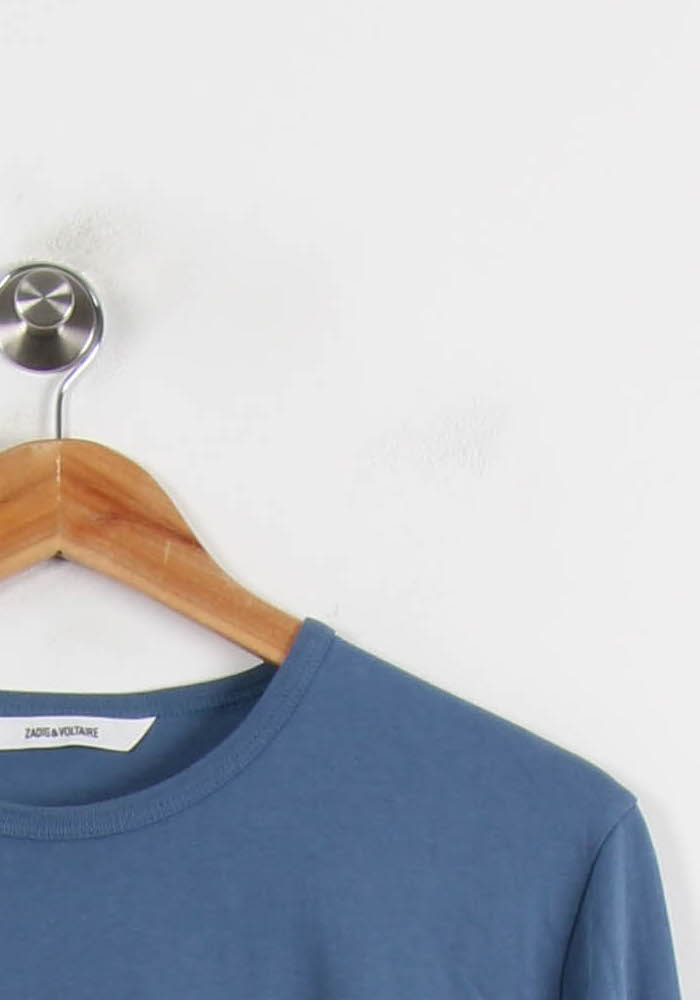 Tee-shirt Manches Longues Bleu - Taille XS/34