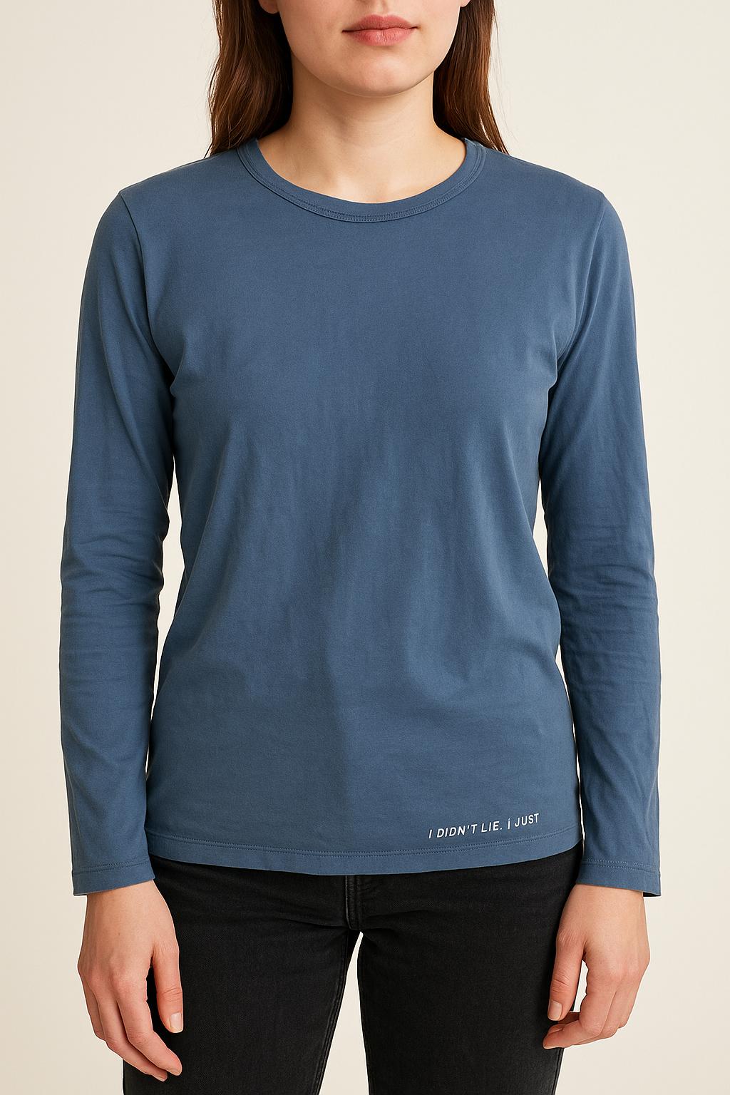 Tee-shirt Manches Longues Bleu - Taille XS/34