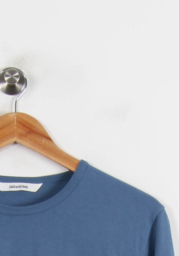 Tee-shirt Manches Longues Bleu - Taille XS/34