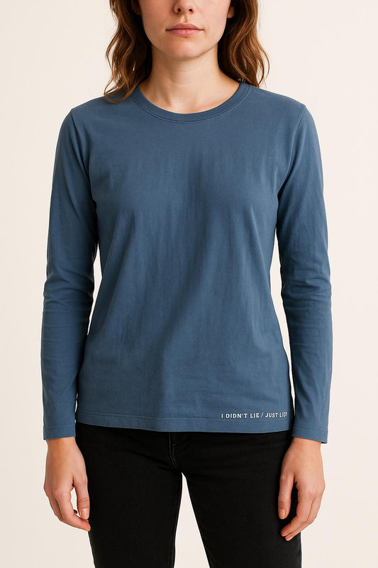 Tee-shirt Manches Longues Bleu - Taille XS/34