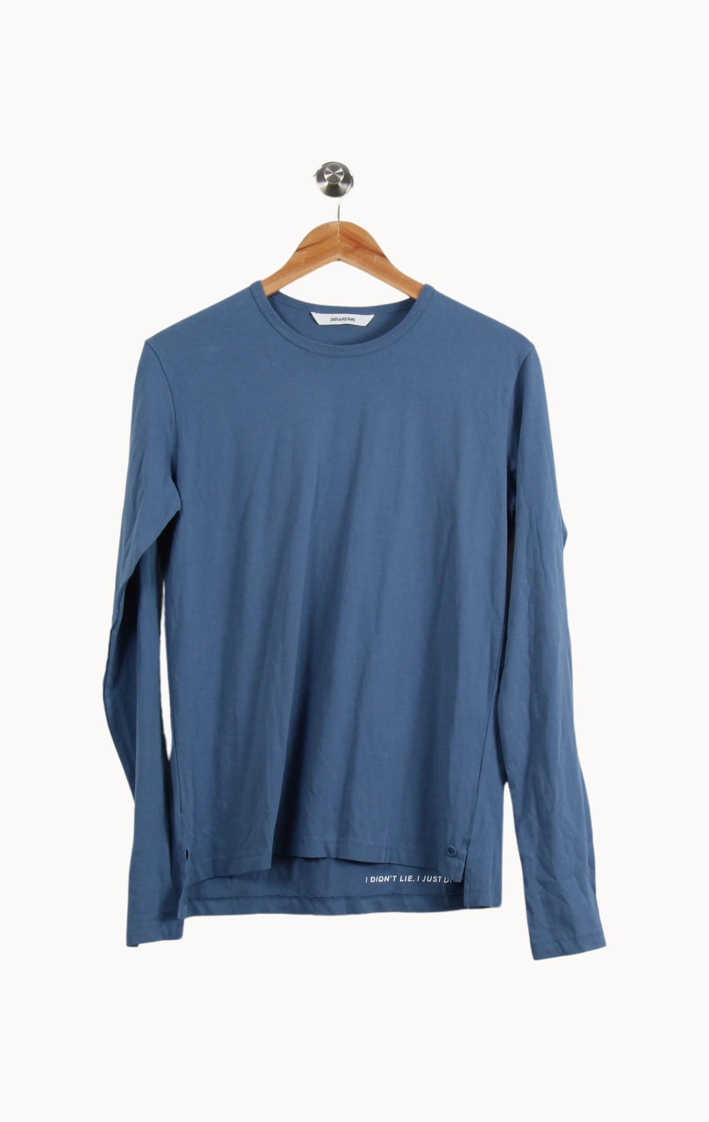 Tee-shirt Manches Longues Bleu - Taille XS/34