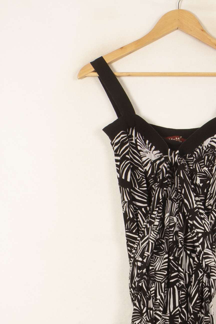 Robe Courte Noire et Blanche - Taille M/38